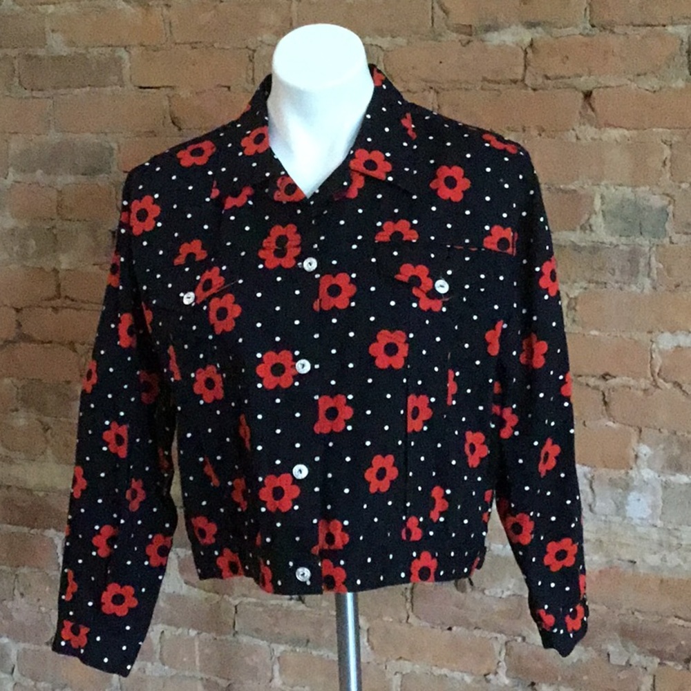 Cotton Daisy Pop Art Jacket